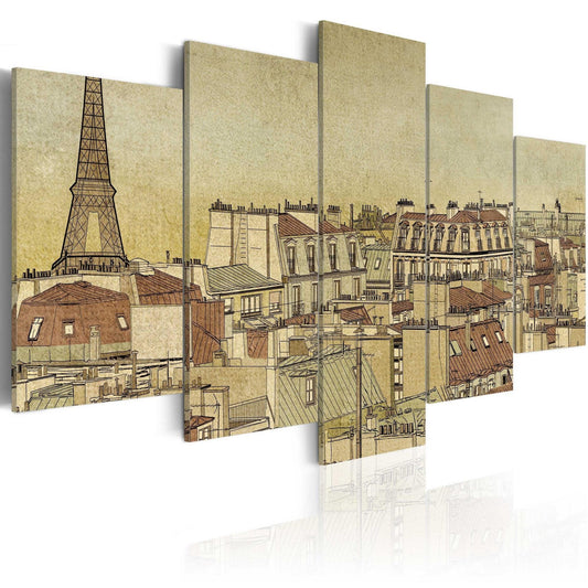 Canvas Print - Parisian past centuries - www.trendingbestsellers.com