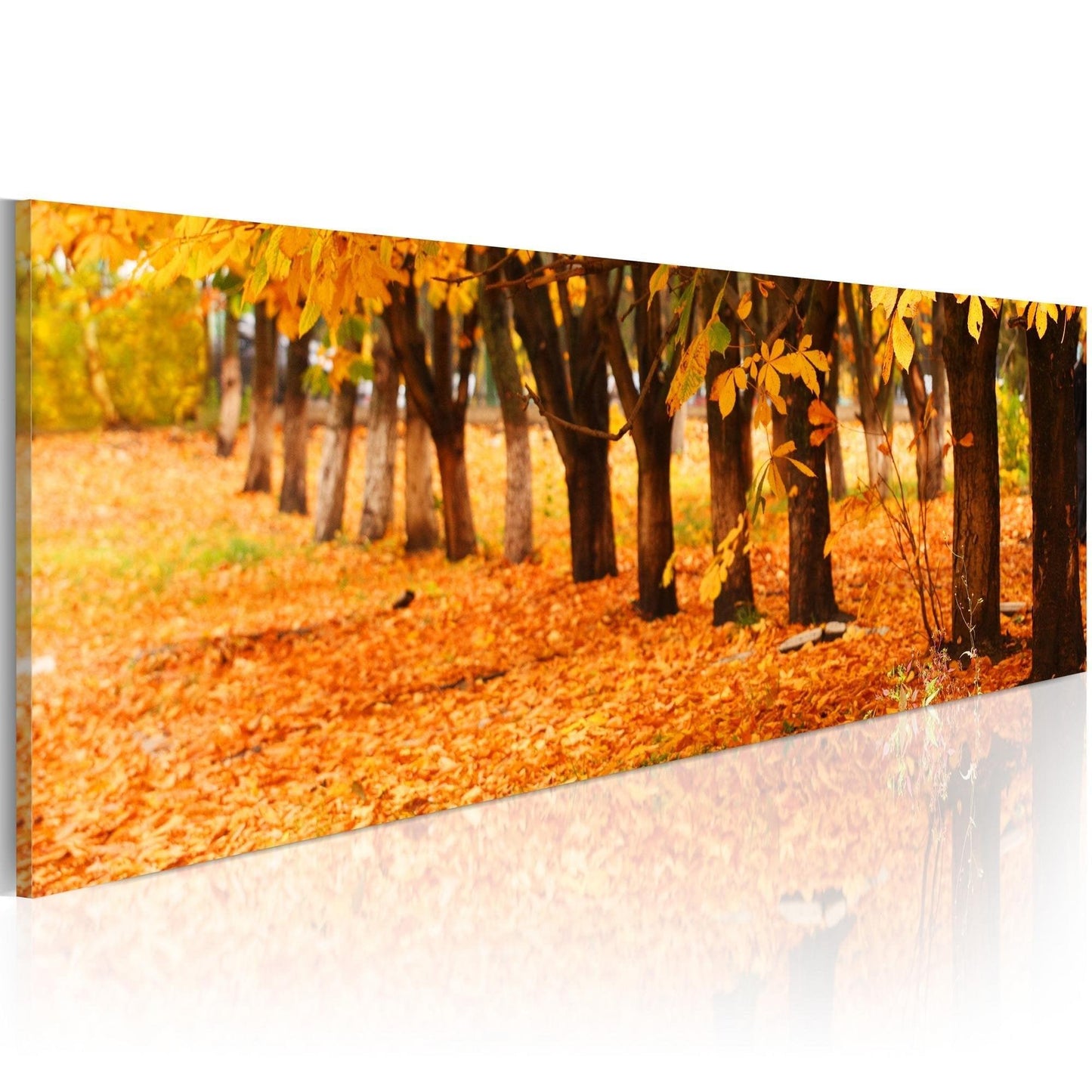 Canvas Print - Park covered with golden leaves - www.trendingbestsellers.com