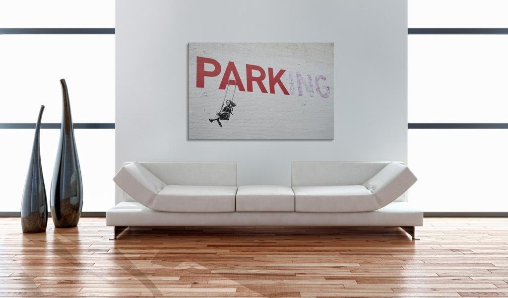 Canvas Print - Parking (Banksy) - www.trendingbestsellers.com