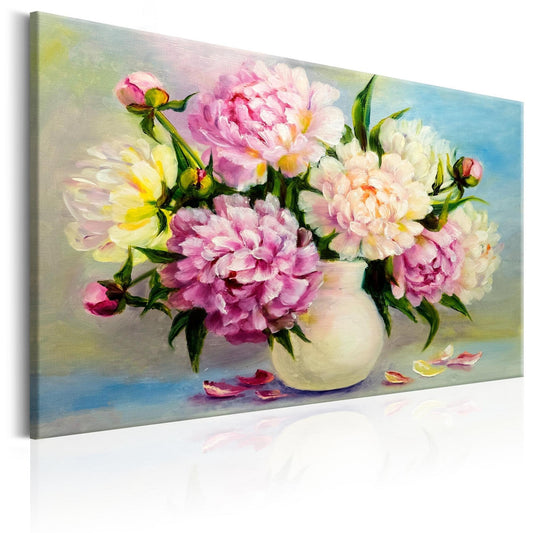 Canvas Print - Peonies: Bouquet of Happiness - www.trendingbestsellers.com