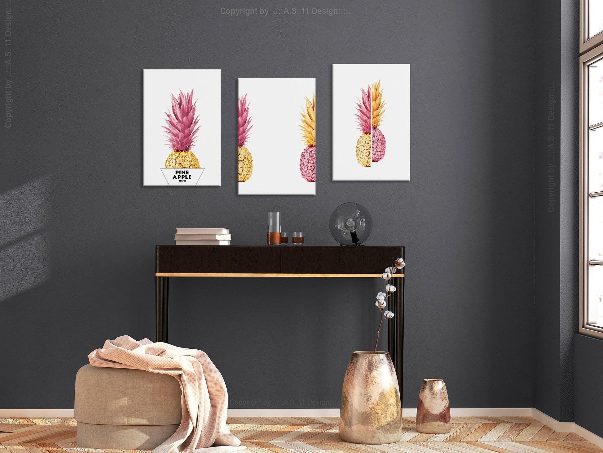 Canvas Print - Pineapples (Collection) - www.trendingbestsellers.com