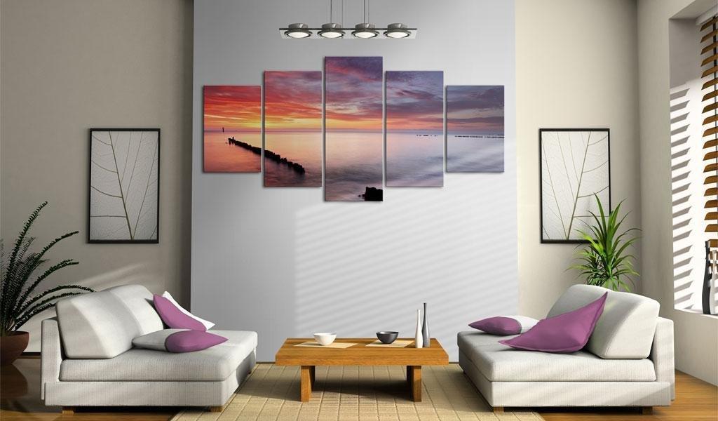 Canvas Print - Play of colors at the sea - www.trendingbestsellers.com