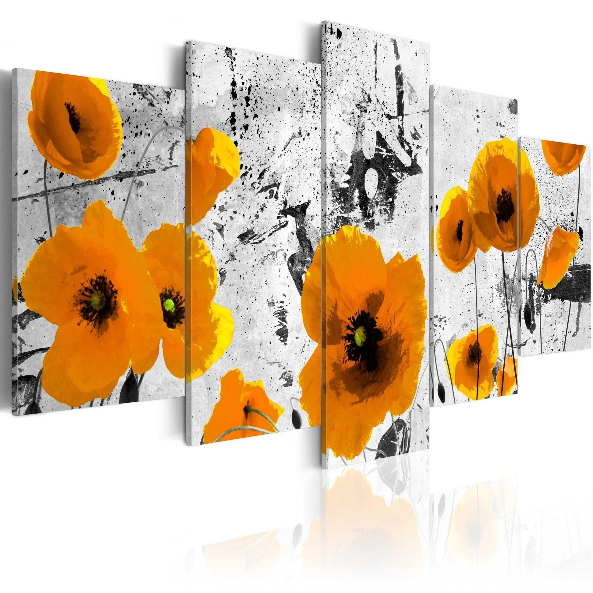 Canvas Print - Poppies in the royal color - www.trendingbestsellers.com