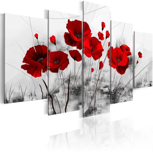 Canvas Print - Poppies - Red Miracle - www.trendingbestsellers.com
