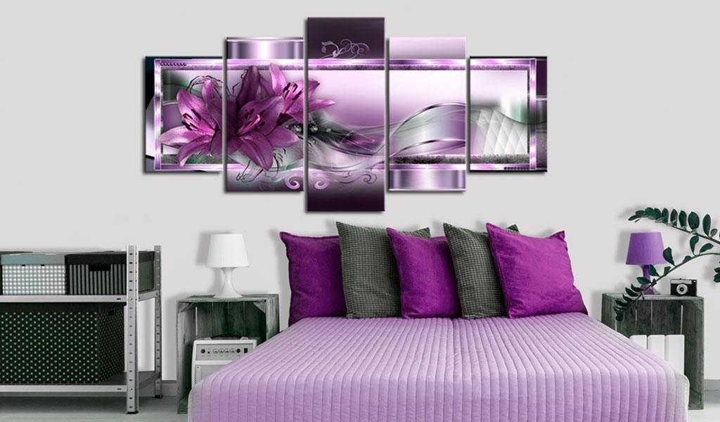 Canvas Print - Purple Lilies - www.trendingbestsellers.com