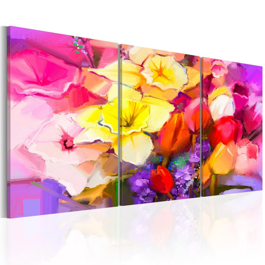 Canvas Print - Rainbow Bouquet - www.trendingbestsellers.com
