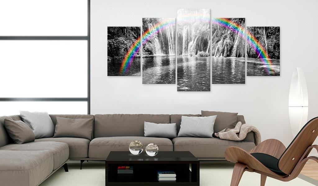 Canvas Print - Rainbow on grays - www.trendingbestsellers.com