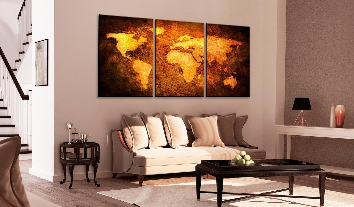 Canvas Print - Rusty continents - www.trendingbestsellers.com
