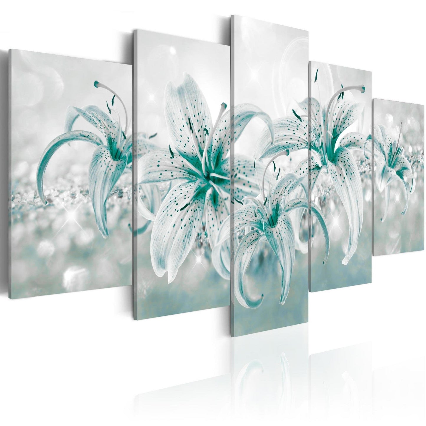 Canvas Print - Sapphire Lilies - www.trendingbestsellers.com