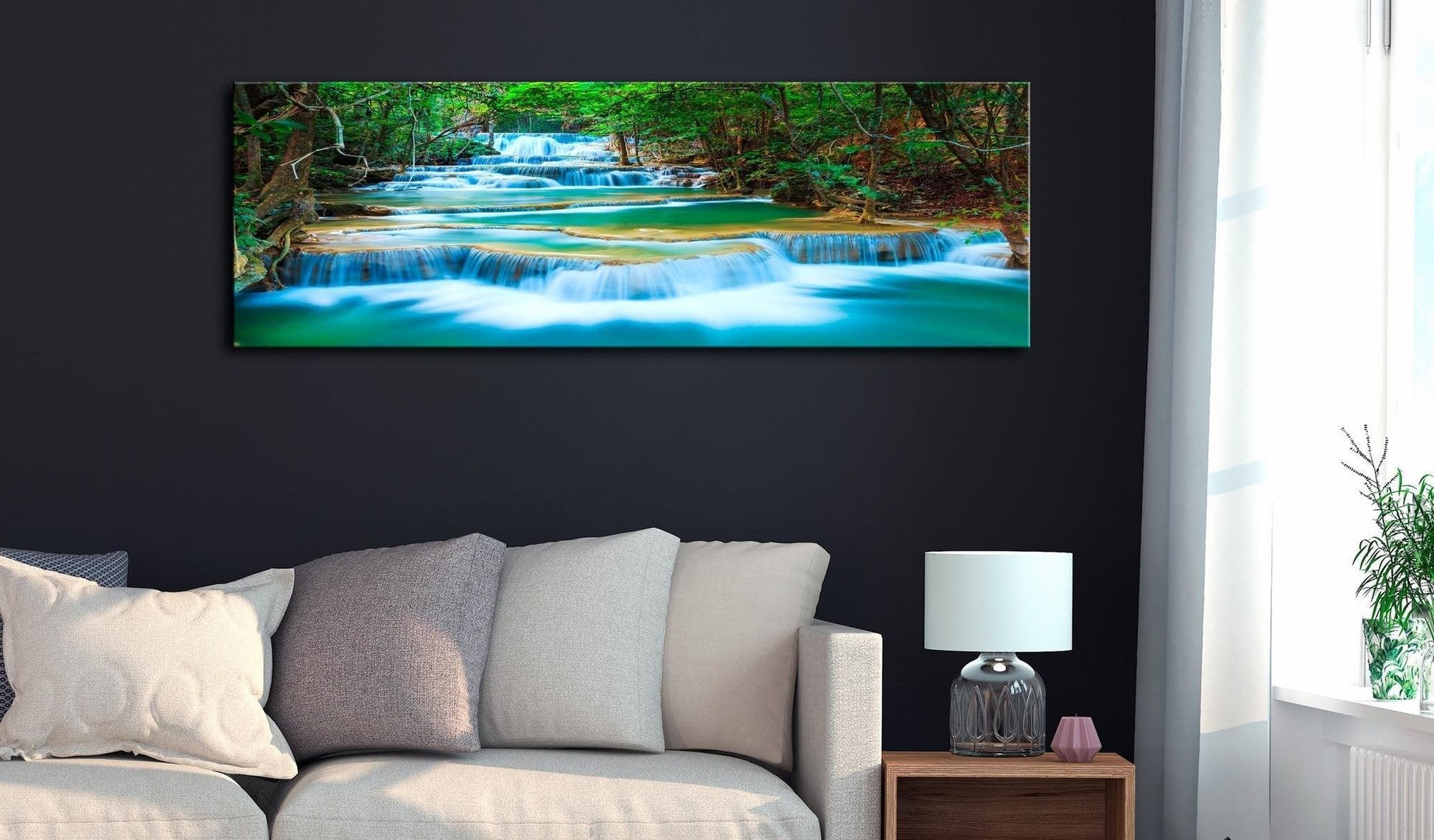 Canvas Print - Sapphire Waterfalls - www.trendingbestsellers.com