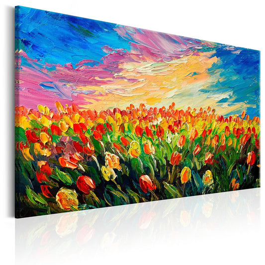Canvas Print - Sea of Tulips - www.trendingbestsellers.com