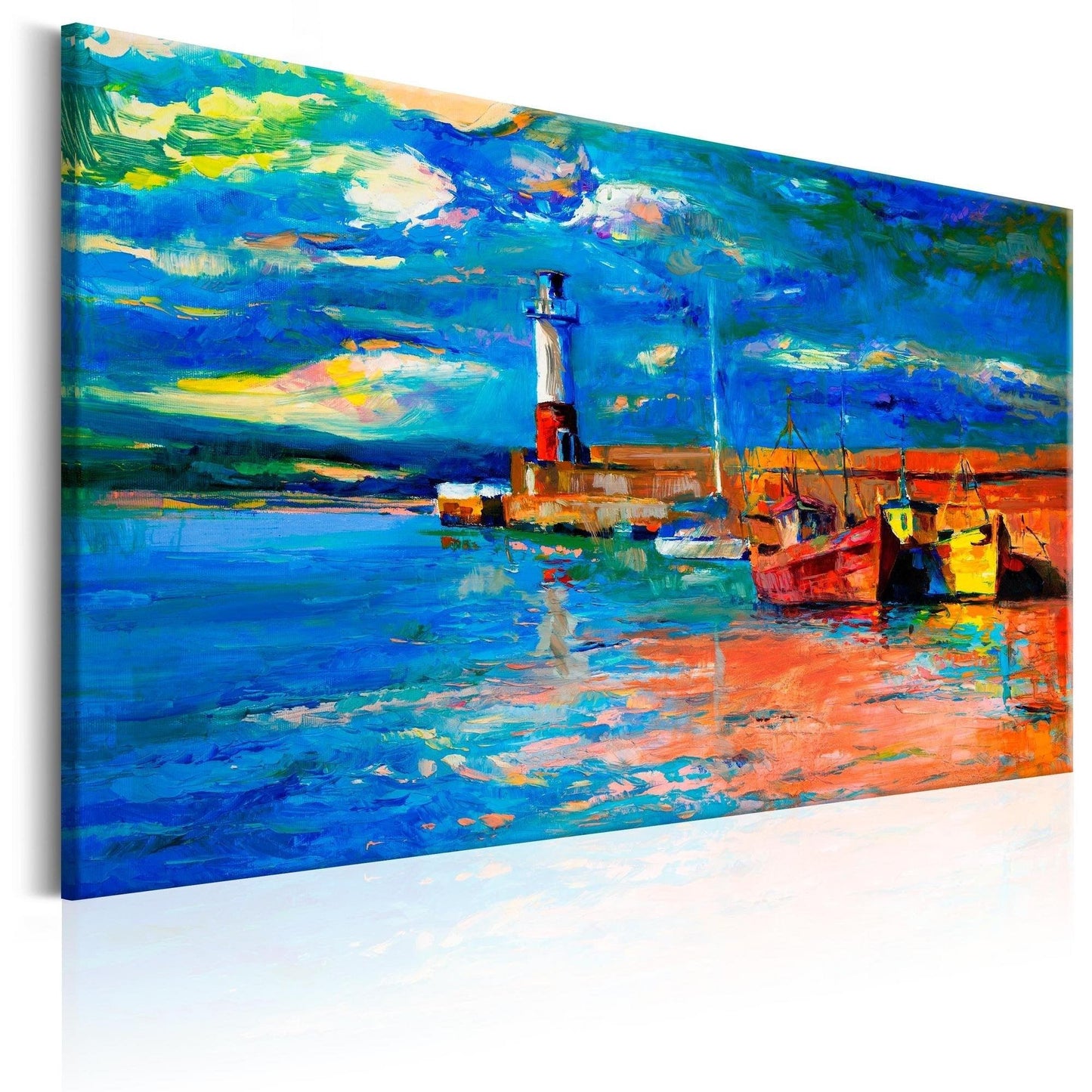 Canvas Print - Seaside Landscape: The Lighthouse - www.trendingbestsellers.com