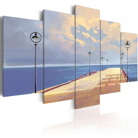 Canvas Print - Seaside Walk - www.trendingbestsellers.com