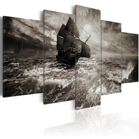 Canvas Print - Ship in a storm - www.trendingbestsellers.com