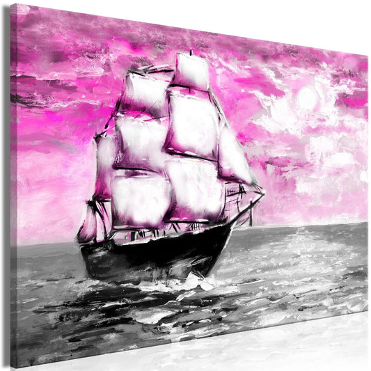 Canvas Print - Spring Cruise (1 Part) Wide Pink - www.trendingbestsellers.com