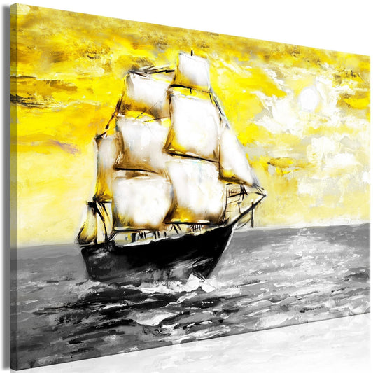 Canvas Print - Spring Cruise (1 Part) Wide Yellow - www.trendingbestsellers.com