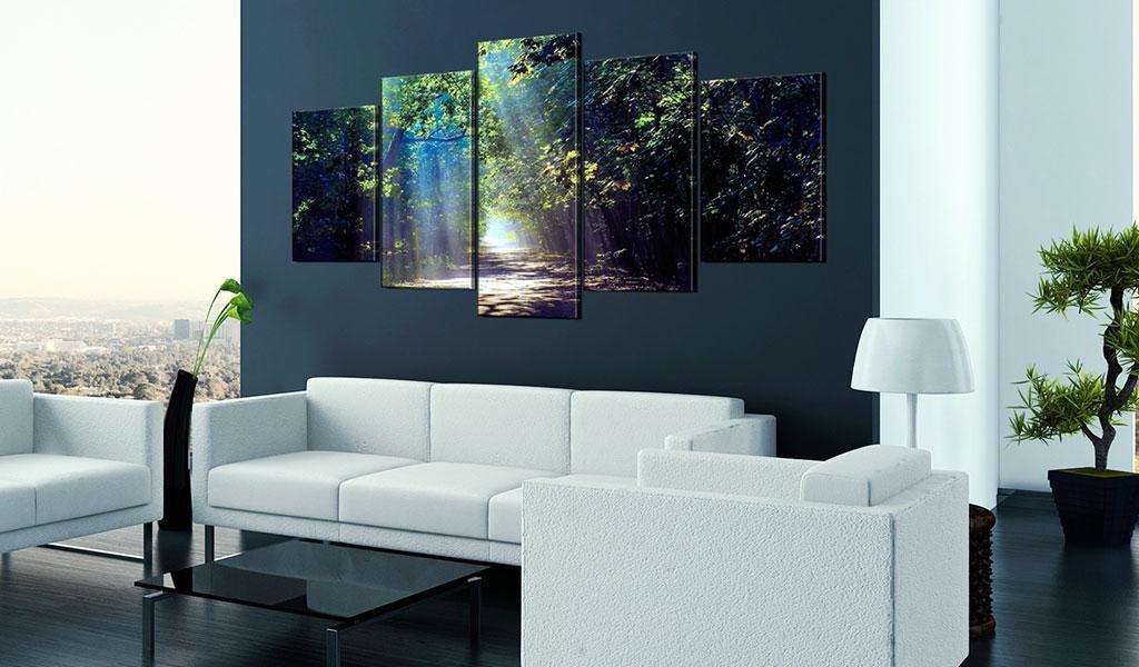 Canvas Print - Sunny Forest Path - www.trendingbestsellers.com