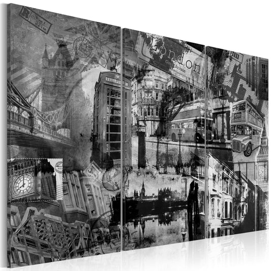 Canvas Print - The essence of London - triptych - www.trendingbestsellers.com
