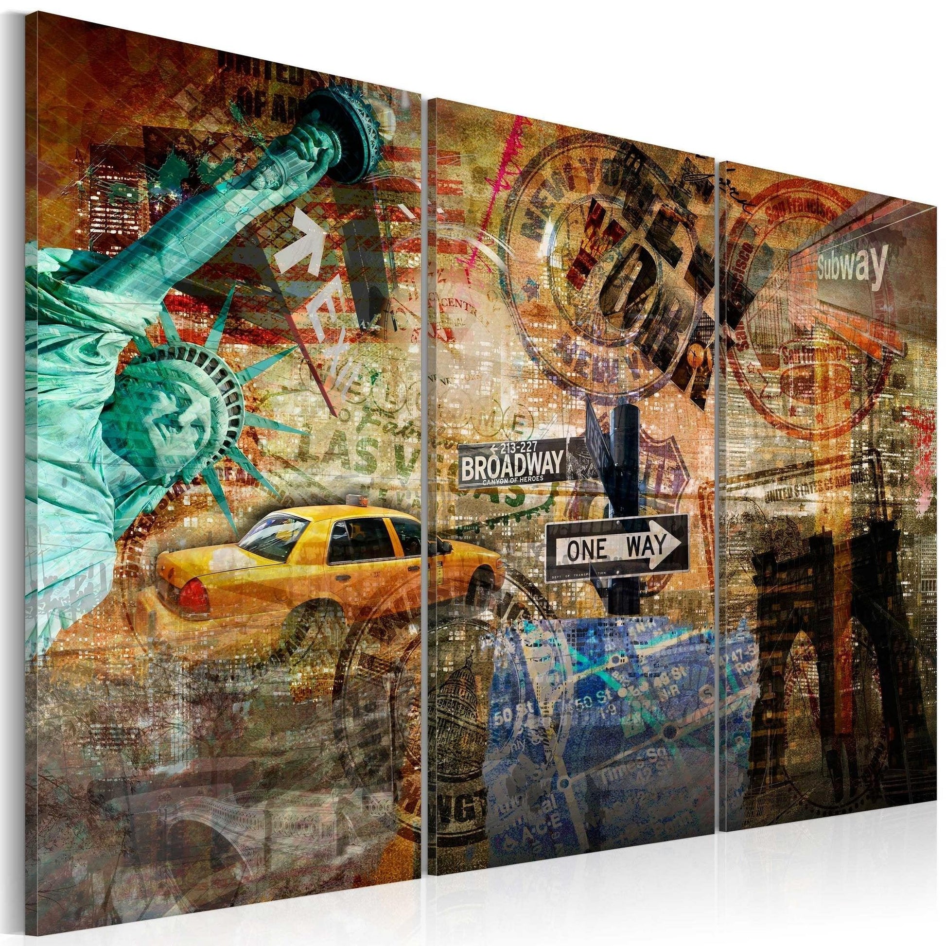 Canvas Print - The essence of NYC - www.trendingbestsellers.com