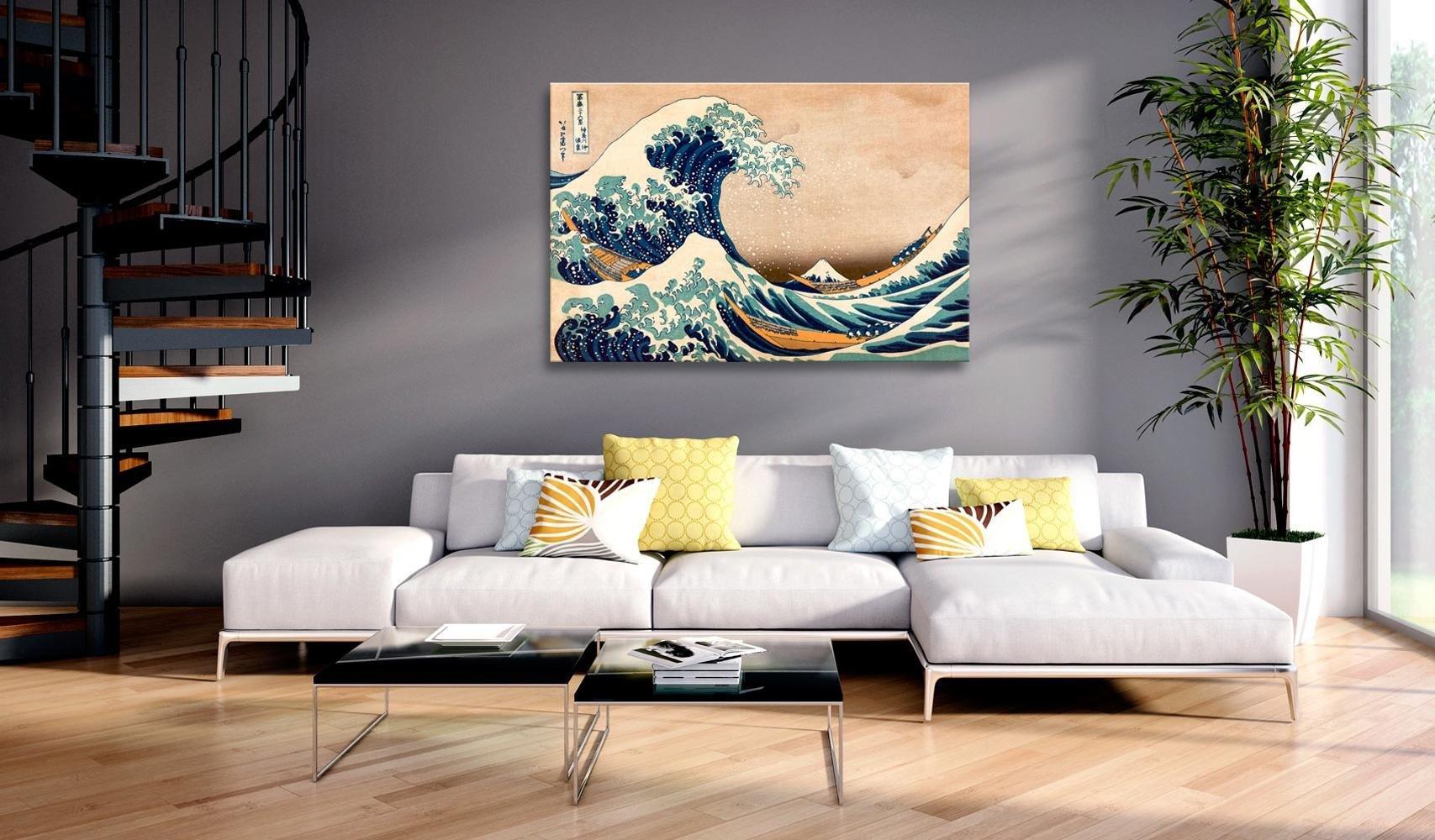 Canvas Print - The Great Wave off Kanagawa (Reproduction) - www.trendingbestsellers.com