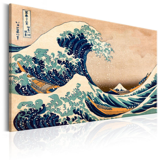 Canvas Print - The Great Wave off Kanagawa (Reproduction) - www.trendingbestsellers.com