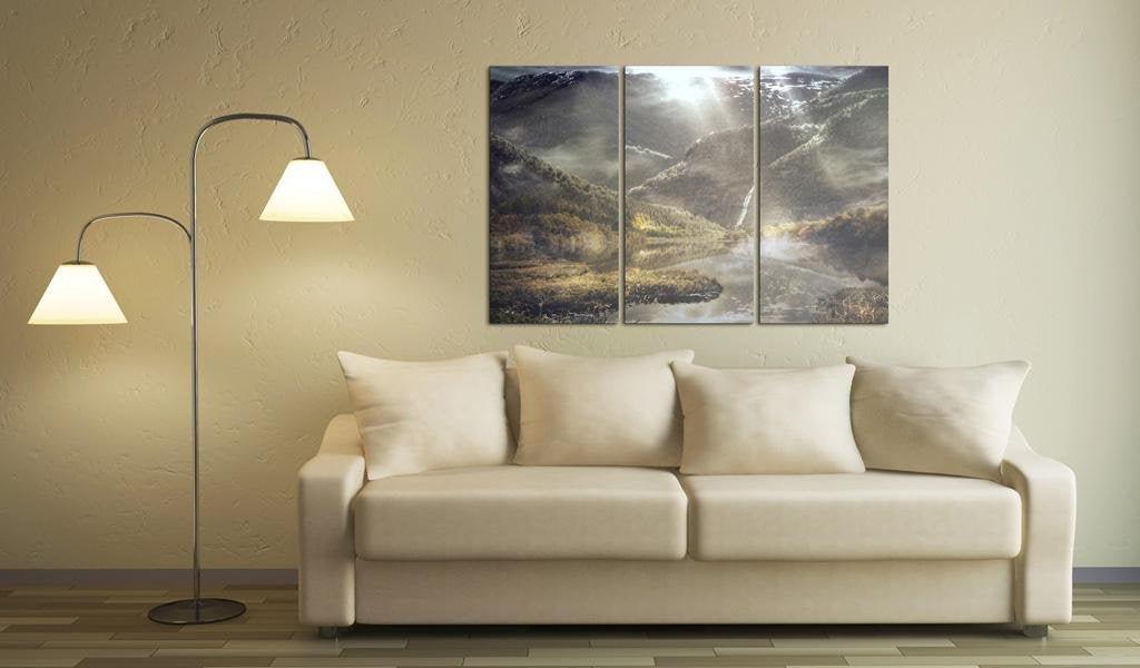 Canvas Print - The land of mists - triptych - www.trendingbestsellers.com