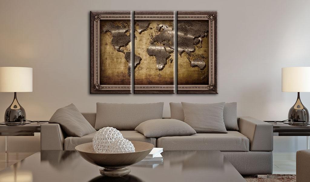 Canvas Print - The Map in a Frame - www.trendingbestsellers.com