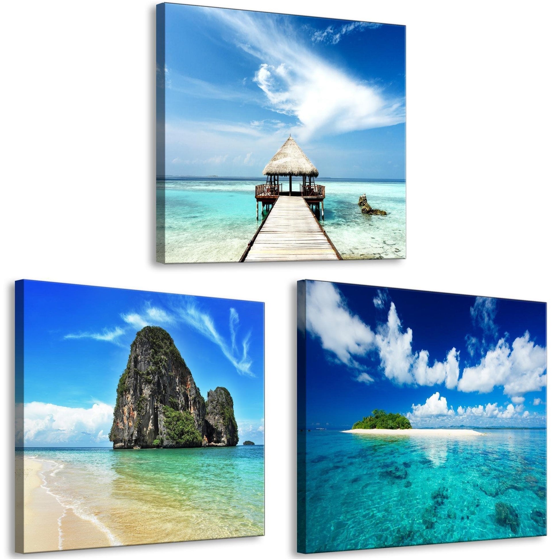 Canvas Print - The Places of Dreams (3 Parts) - www.trendingbestsellers.com