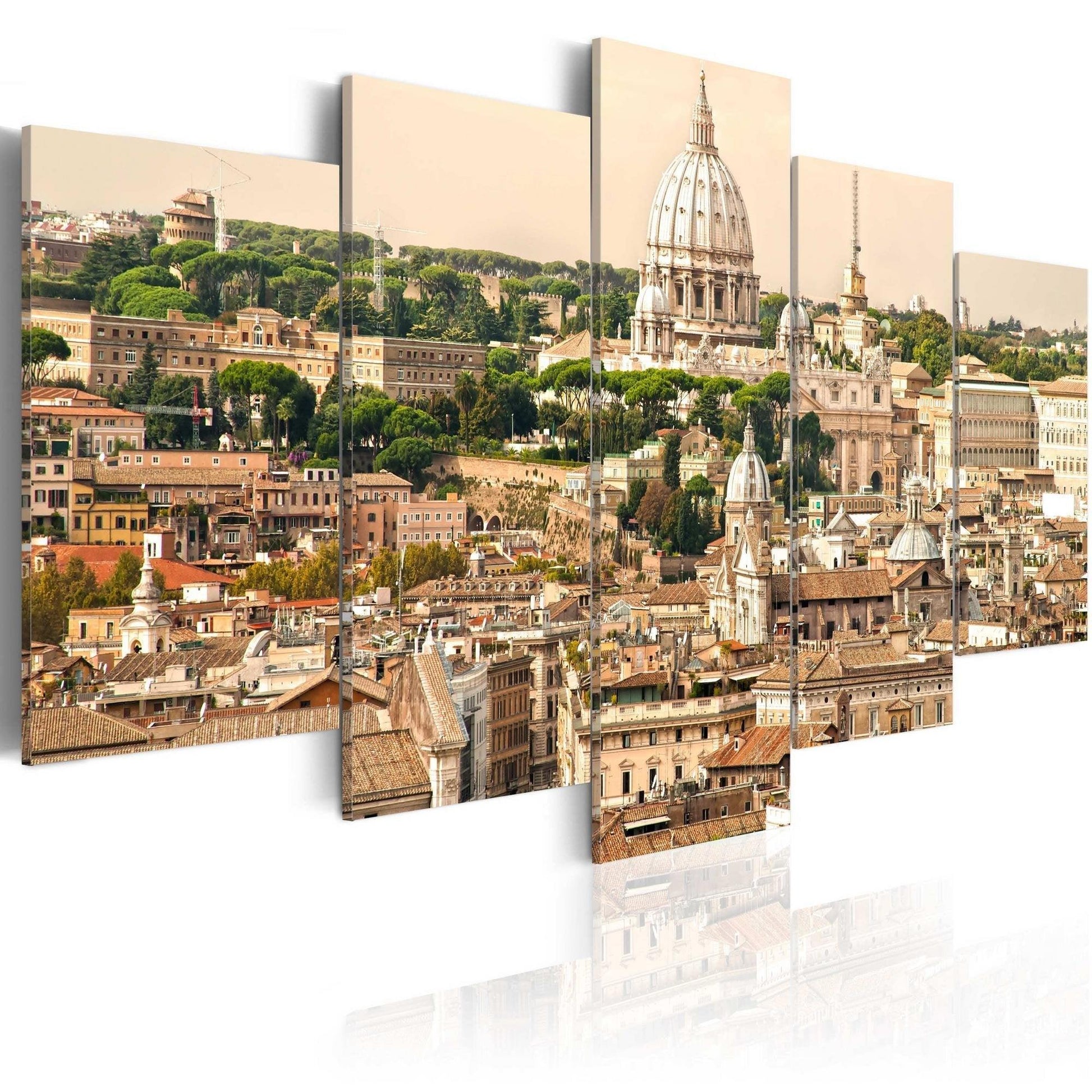 Canvas Print - The roofs of the Eternal City - www.trendingbestsellers.com