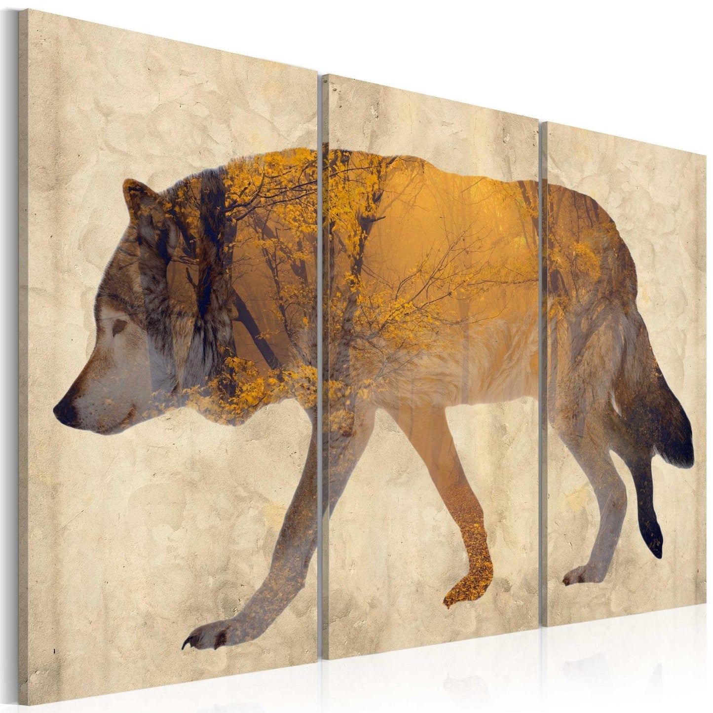 Canvas Print - The Wandering Wolf - www.trendingbestsellers.com