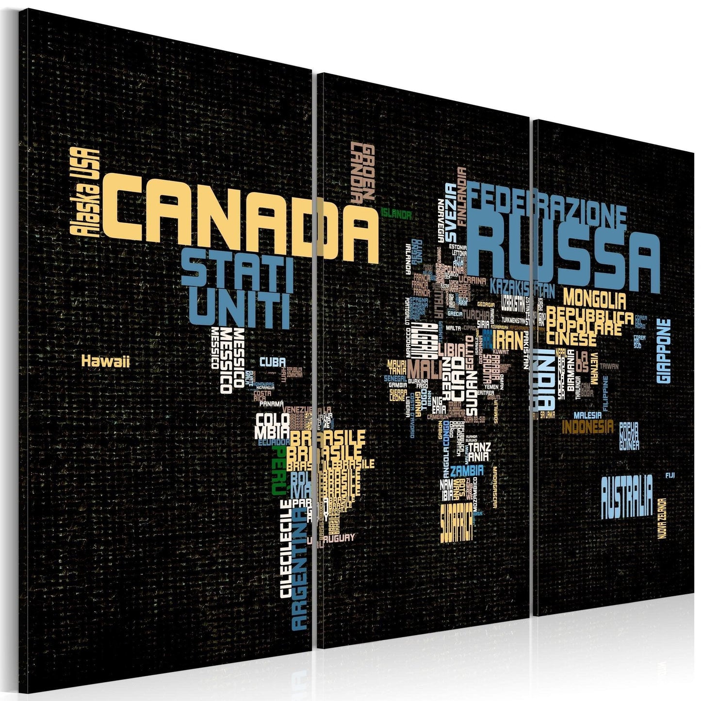 Canvas Print - The World is not enough - Triptych - www.trendingbestsellers.com