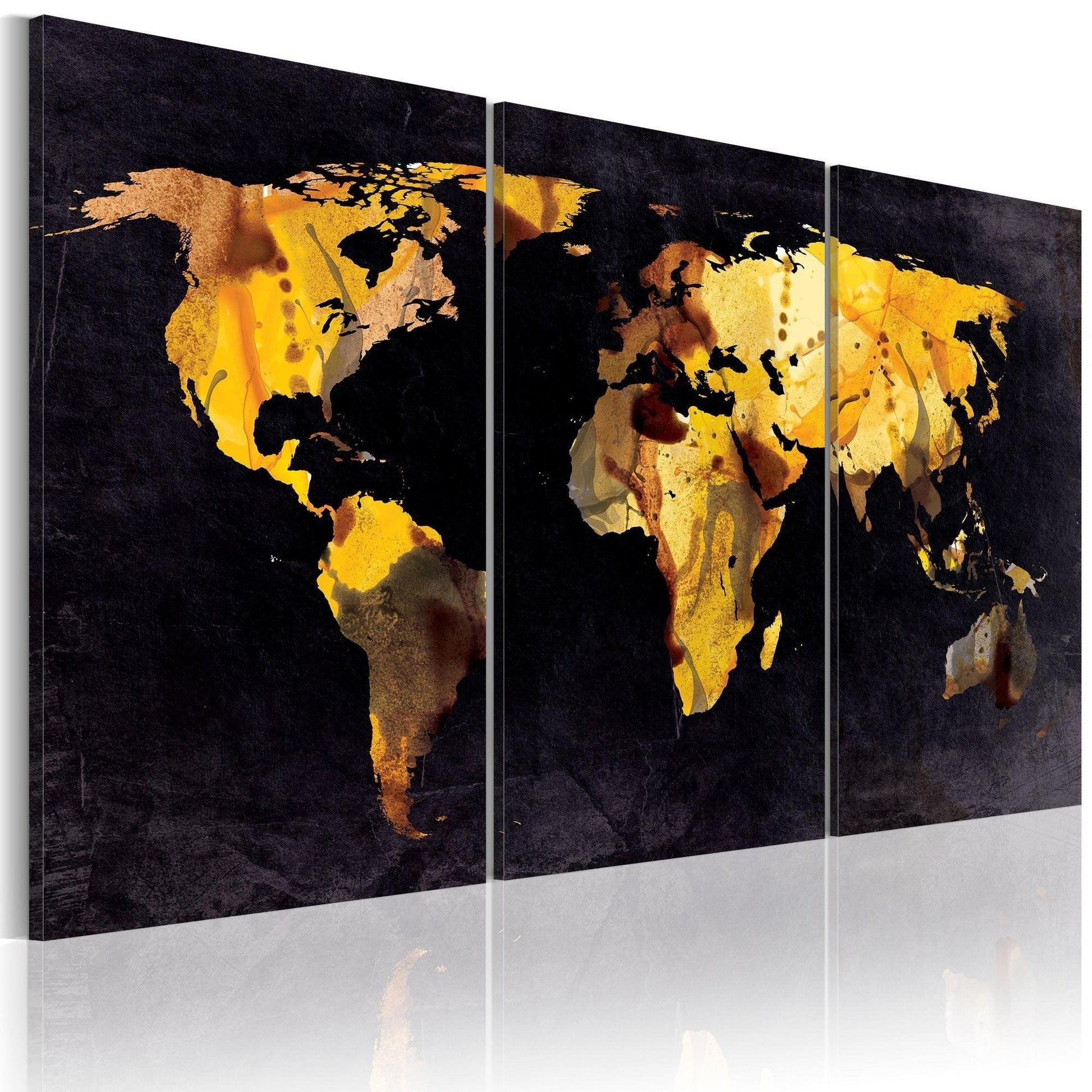 Canvas Print - The World map - quicksands - www.trendingbestsellers.com