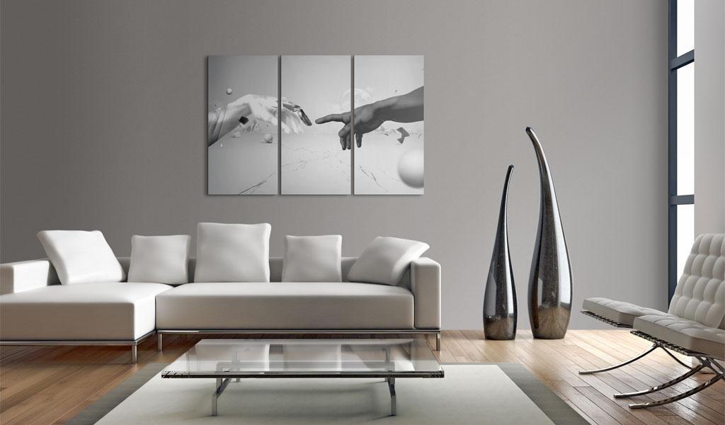 Canvas Print - Touch in black-and-white - www.trendingbestsellers.com