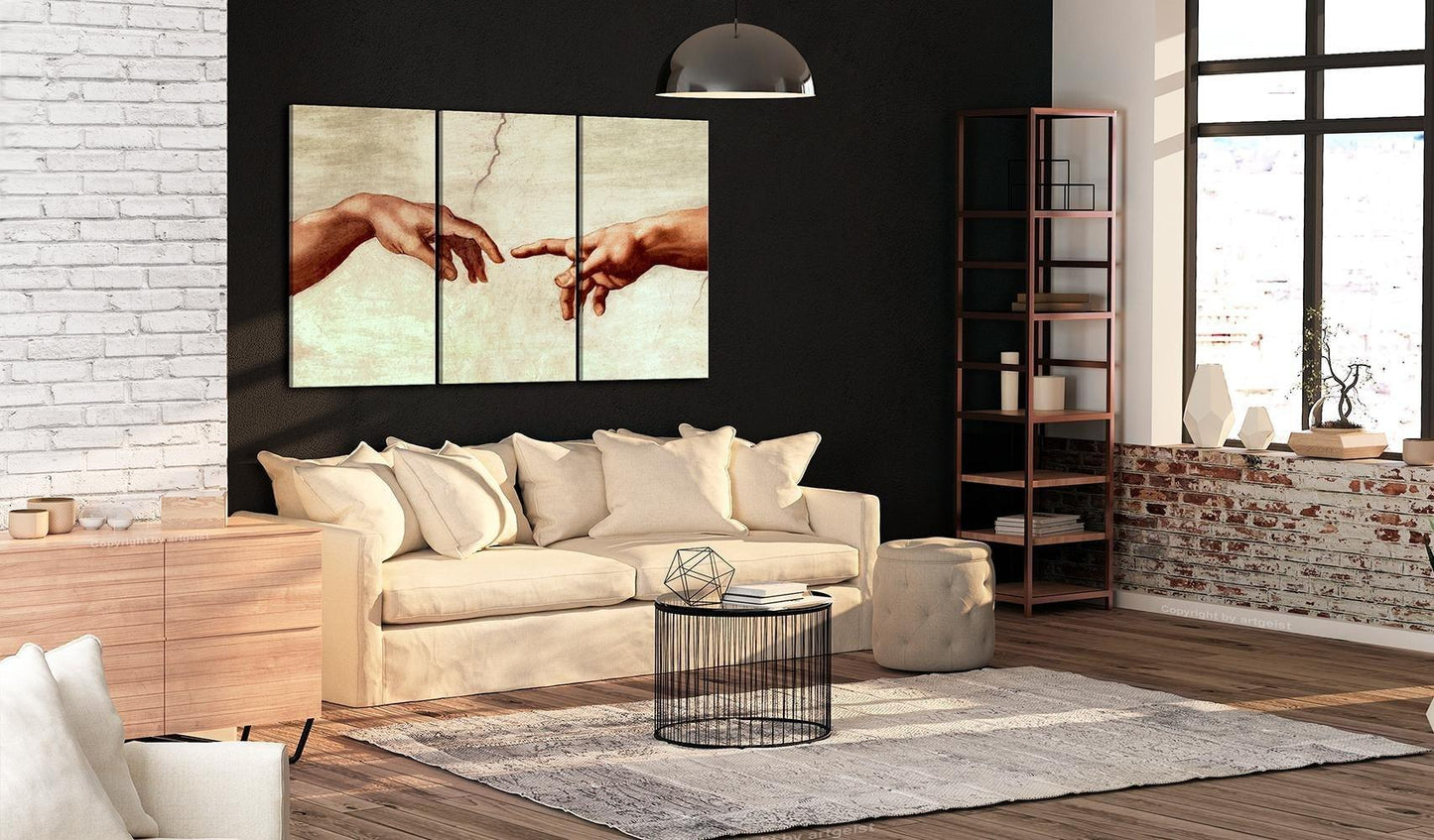 Canvas Print - Touch of God - www.trendingbestsellers.com