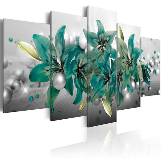 Canvas Print - Turquoise Bouquet - www.trendingbestsellers.com