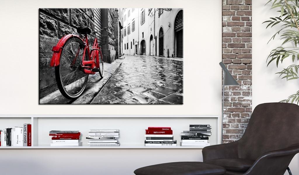 Canvas Print - Vintage Red Bike - www.trendingbestsellers.com