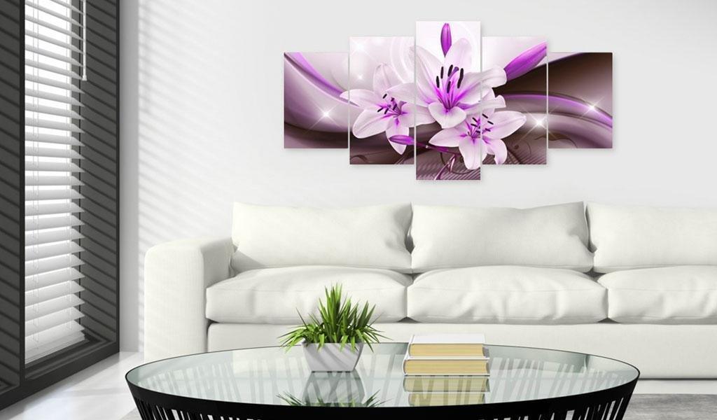 Canvas Print - Violet Desert Lily - www.trendingbestsellers.com