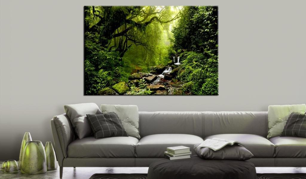 Canvas Print - Waterfall in the Forest - www.trendingbestsellers.com