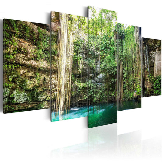Canvas Print - Waterfall of Trees - www.trendingbestsellers.com