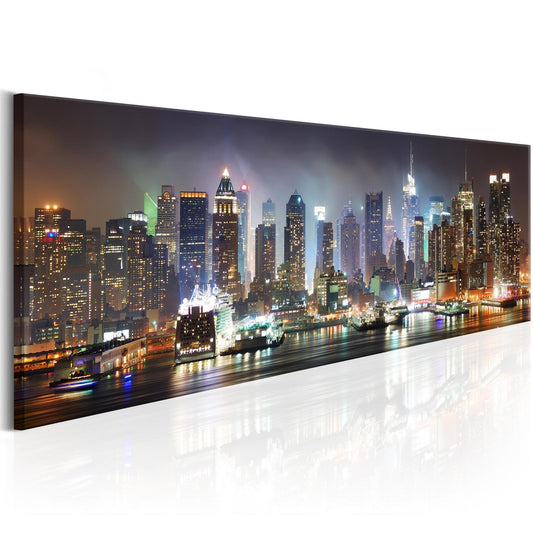 Canvas Print - White reflections in New York - www.trendingbestsellers.com