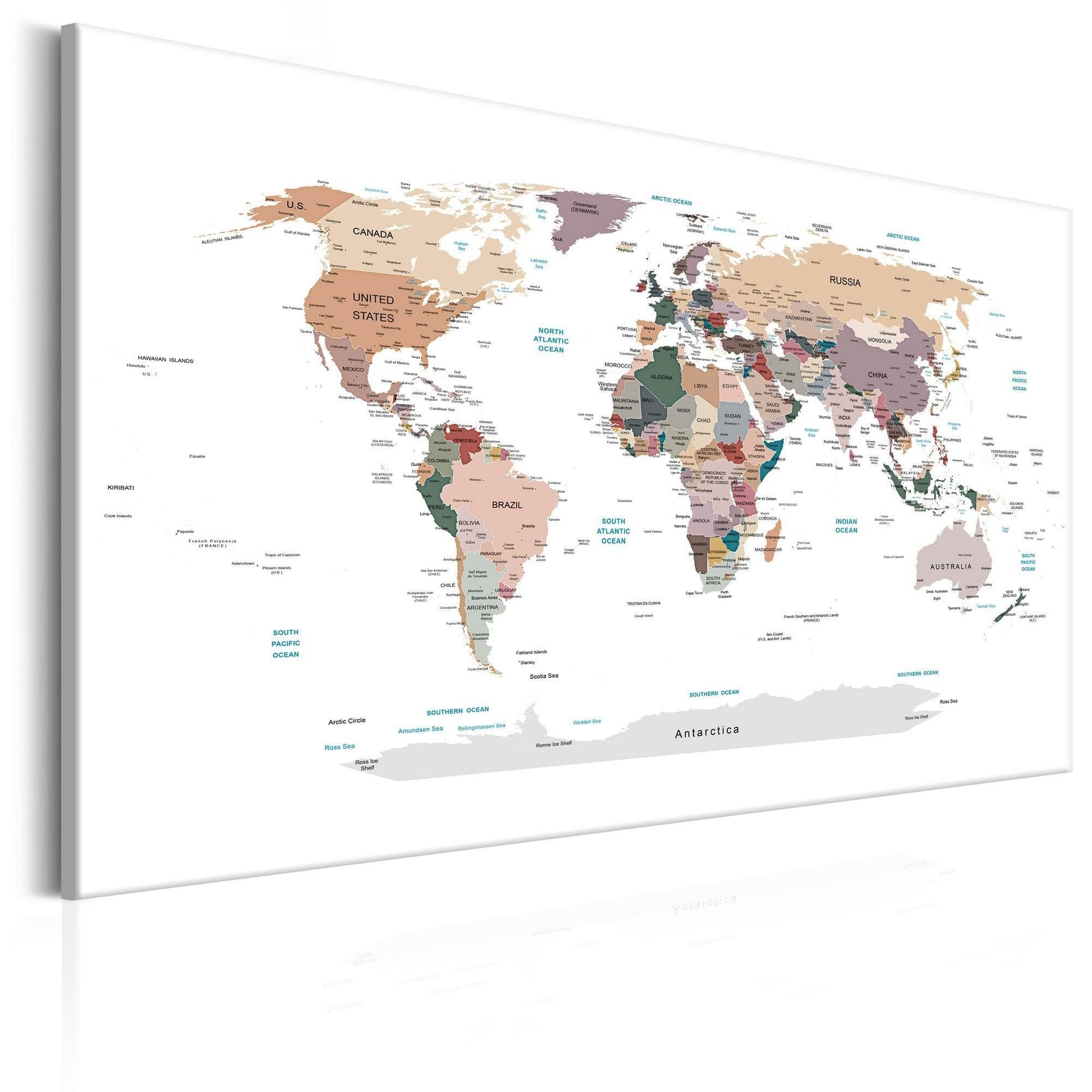 Canvas Print - World Map: Where Today? - www.trendingbestsellers.com