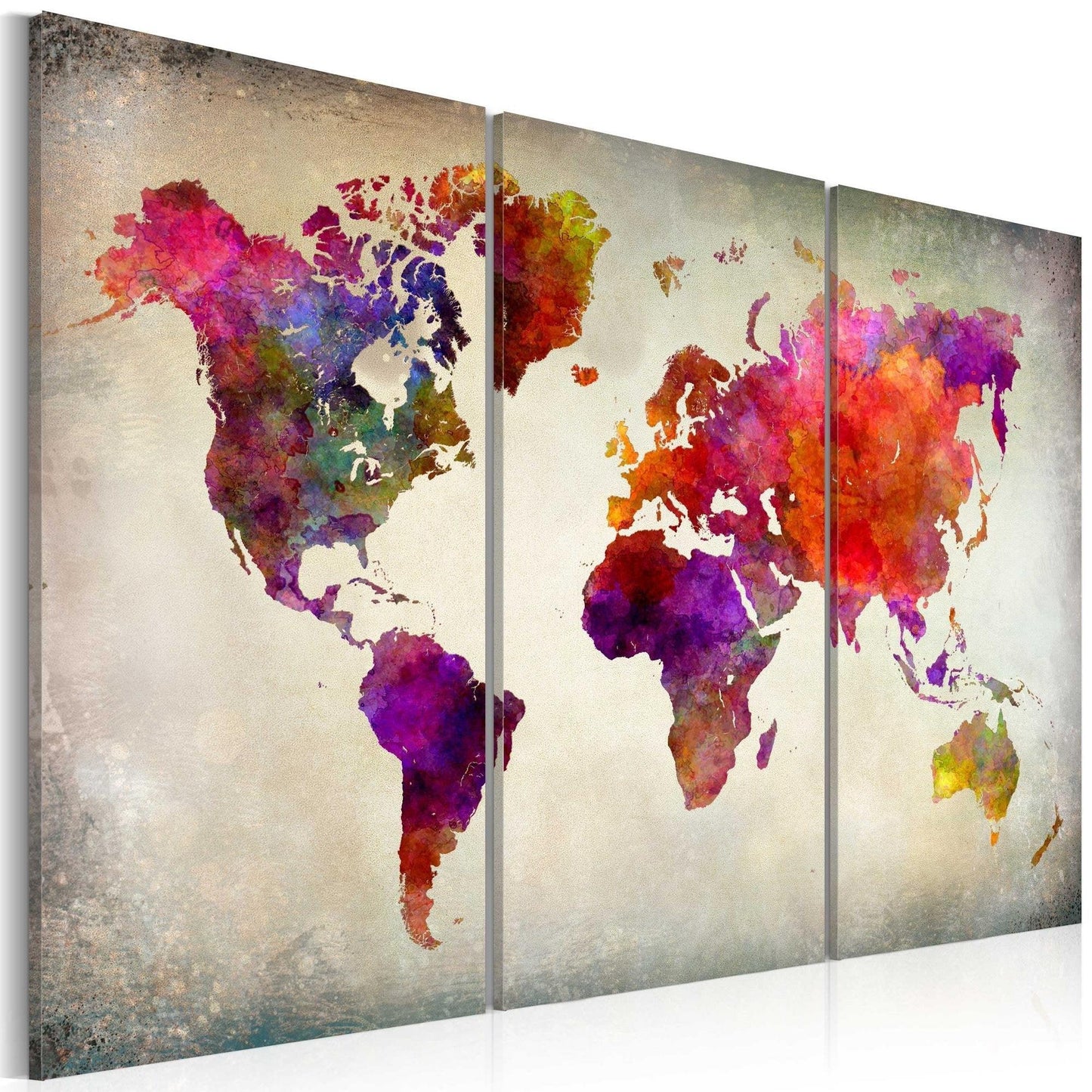 Canvas Print - World - Mosaic of Colours - www.trendingbestsellers.com