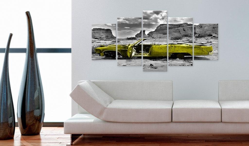 Canvas Print - Yellow car - www.trendingbestsellers.com