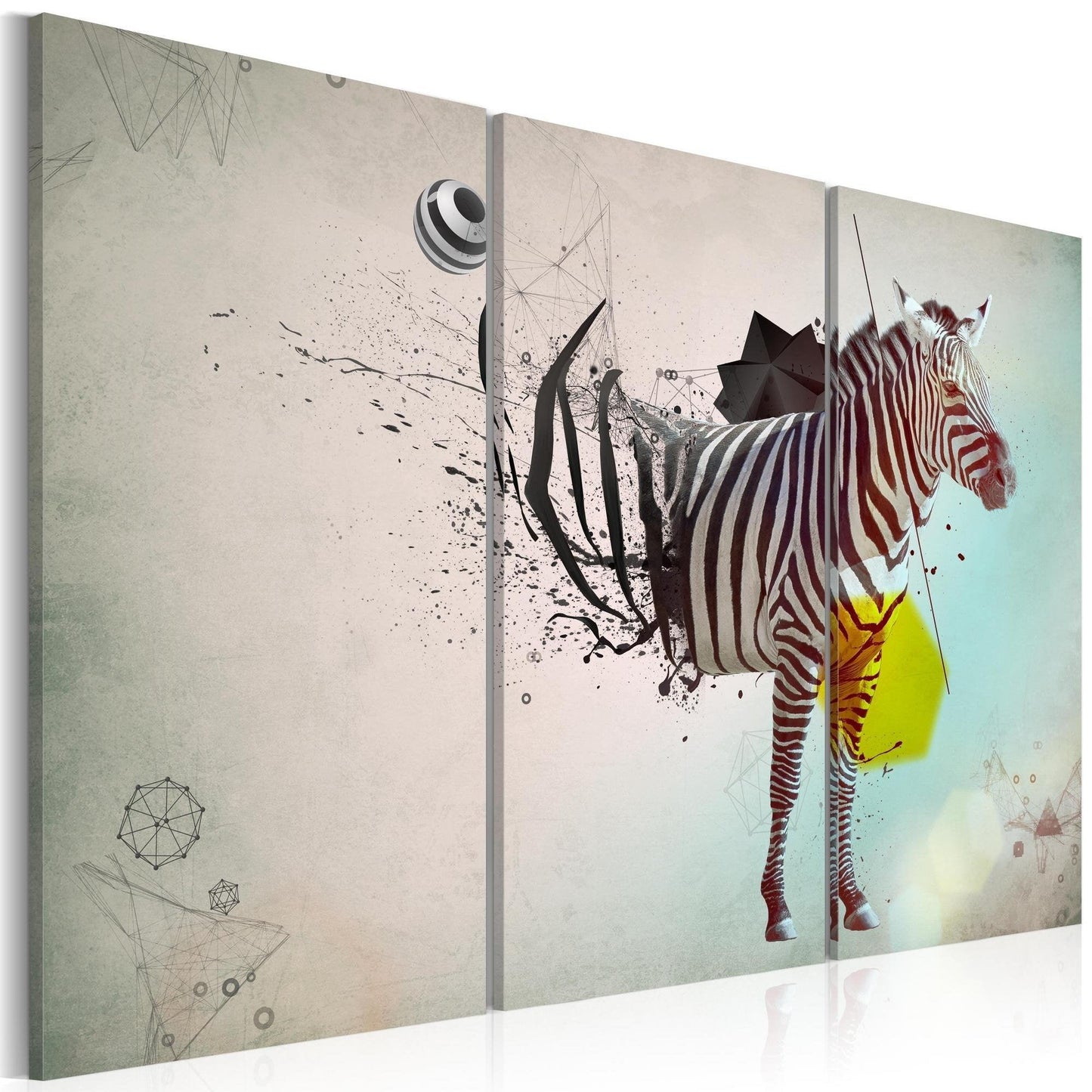Canvas Print - zebra - abstract - www.trendingbestsellers.com