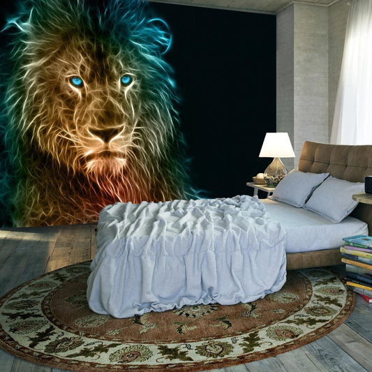 Peel and stick wall mural - Abstract lion - www.trendingbestsellers.com
