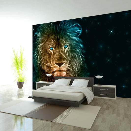 Peel and stick wall mural - Abstract lion... - www.trendingbestsellers.com