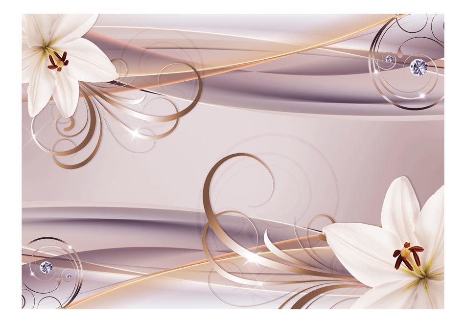 Peel and stick wall mural - Among the Lilies - www.trendingbestsellers.com