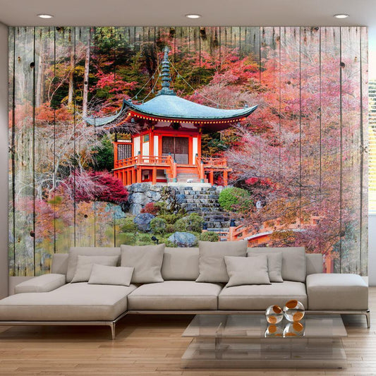 Peel and stick wall mural - Autumnal Japan - www.trendingbestsellers.com