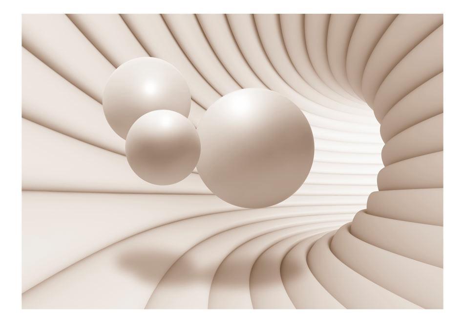 Peel and stick wall mural - Balls in the Tunnel - www.trendingbestsellers.com