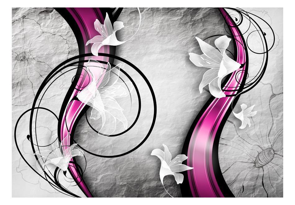Peel and stick wall mural - Dance with Lilies - www.trendingbestsellers.com